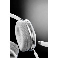 P9 Air Max Kablosuz 5.0 Mikrofonlu Bluetooth Kulaklık Beyaz Yüksek Ses Kaliteli Midastech