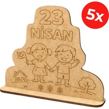 Kidose 23 Nisan Sınıf Etkinliği Için Ahşap Boyama Seti