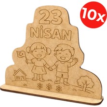 Kidose 23 Nisan Temalı Boyama Aktivitesi – Ahşap Çocuk Seti