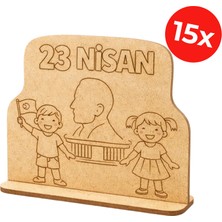 Kidose 23 Nisan Sanat Etkinliği – Ahşap Boyama Seti Çocuklar Için