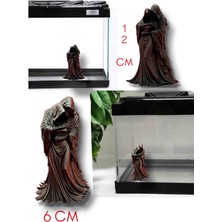 Salıncak Angels Of Death  Akvaryum Dekoru Küçük Boy Siyah  12X6 cm (3d Art)