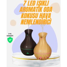 LED Işıklı Ultrasonik Oda Nemlendirici ve Uçucu Yağ Difüzörü Midastech