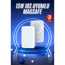 Magsafe Battery Pack Powerbank Kablosuz Şarj 5.000 Mah Midastech