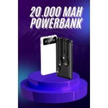 Powerbank 20.000 Mah Hızlı Şarj Özellikli Taşınabilir USB Girişli Midastech
