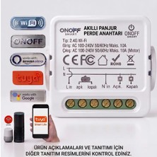 Onoffsmart Tuya Wifi Panjur Anahtarı