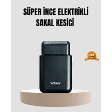 Kompakt Şarjlı Tıraş Makinesi Çift Yönlü Bıçaklı 45 Dakika Kullanım Süreli Midastech