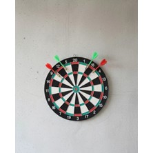 17 Inç Profesyonel Dart Tahtası Dayanıklı Yapı ve 4 Metal Dart Oku Midastech