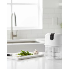 Şarjlı Mini Sarımsak Doğrayıcı USB Şarjlı 250 ml Midastech