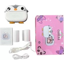 Çocuklara Özel Şirin Tasarımlı Mini Fotoğraf Yazıcısı 3 Adet Rulo Hediyeli Midastech