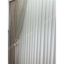 Storlant Bambu Ağır Gramajlı 1/3 Sık Pileli Ütü Istemez Tül Perde | Özel Seri Yoğun Dokulu Premium Bambu