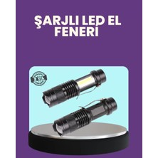 Suya Dayanıklı 4 Modlu Mini LED El Feneri Midastech