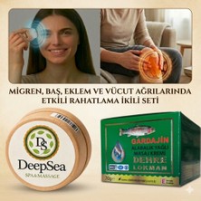 Dehre Lokman Migren,baş,eklem & Vucut Ağrılarında Etkili Rahatlama Masaj Seti(Deepsea Mentol &gardajin Alabalık Yağı)