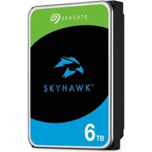 6 Tb Seagate 3.5 Skyhawk Sata 5400RPM 256MB 7/24 Guvenlık ST6000VX009 (3 Yıl Resmı Dıst Garantılı)