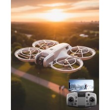 Mini Drone Kameralı Headless Mod LED Işıklı Akıllı Uçuş Sistemi Midastech