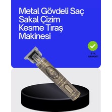Kompakt Tasarımlı, Güçlü Motorlu Saç Sakal Kesme Makinesi ve 4 Kılavuz Tarak Midastech