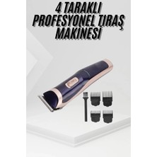 Tıraş Makinesi 4 Başlıklı Paslanmaz Çelik Bıçaklı Tüm Saç Tiplerine Uygun Midastech