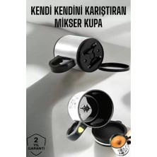 Yazılı Mug Kupa Karıştırıcı Özelliği ve Paslanmaz Çelik Midastech