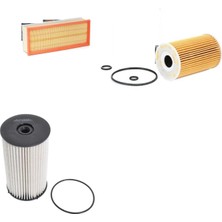 Sardes Filtre Seti Volkswagen Jetta 4 1.6 Tdı Dizel 2011-2015 3lü Hava + Yağ F. + Yakıt Filtre