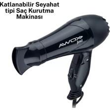 Awox Mini Fön Siyah Midastech
