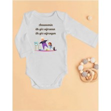 Lupi Annaneye Hediye Isimli Zıbın Annane Oluyorsun Yazılı Bebek