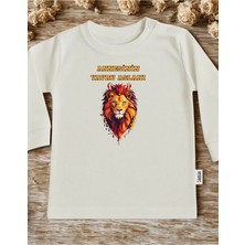 Lupi Yazılı Bebek Body Zıbın %100 Pamuk