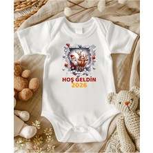 Lupi Yeni Yıl Yılbaşı Temalı Bebek Zıbın Yeni Yıl Bebek Hediye