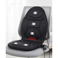Isıtmalı Masaj Koltuk Minderi Sırt Bel Boyun ve Kalça Destekli Midastech