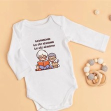 Lupi Babannem Yazılı Zıbın Babanne Baskılı Bebek