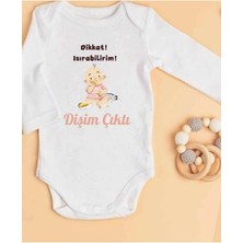 Lupi Diş Buğdayı Dişim Çıktı Yazılı Isimli Zıbın Kişiye Özel Bebek Ürünleri