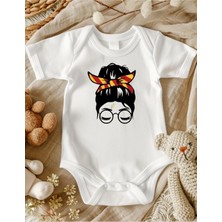 Lupi Eğlenceli Tasarımlar %100 Pamuk Bebek Body Bebek Zıbın Kız Erkek