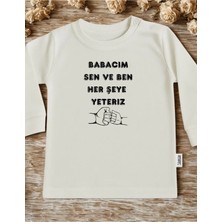 Lupi Yazılı Bebek Body Zıbın %100 Pamuk