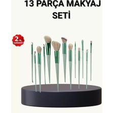 MidasTech 13’lü Yumuşak Kıllı Makyaj Fırça Seti – Profesyonel Kalite, Hassas Ciltlere Uygun Midastec