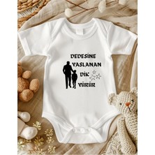 Lupi Dede Yazılı Bebek Zıbın Pamuklu Body