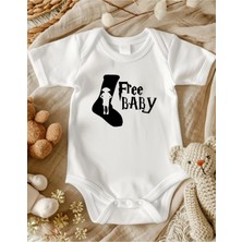 Lupi Yazılı Bebek Body Zıbın %100 Pamuk