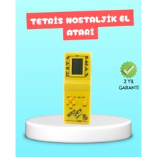 MidasTech Taşınabilir El Aterisi Gameboy – Klasik Tetris Oyunu, Pil ile Çalışan Mini El Konsolu Midaste