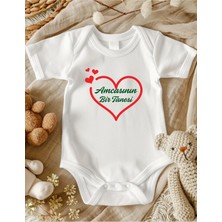 Lupi Yazılı Bebek Body Zıbın %100 Pamuk