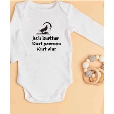 Lupi Yavru Kurt Temalı Isimli Zibin Isimli Hastane Çikişi Kişiye Özel Bebek Ürünleri