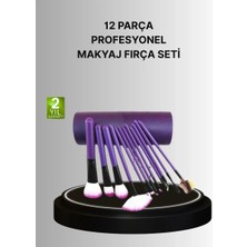 12’li Makyaj Fırça Seti Fondöten Allık Far Karıştırma Için Tam Uyumlu Midastech