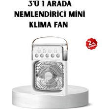 USB Bağlantılı Taşınabilir Mini Klima Fan 500ML Su Hazneli ve Sessiz Çalışma Midastech