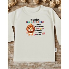 Lupi Unisex Bebek Bayramlık %100 Pamuklu 1 Yaş İçin Eğlenceli Tasarım ve Renkler