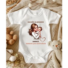 Lupi Anne Yazılı Isimli Zıbın Bebek Zıbın Bebek Giyim Yenidoğan Hediye