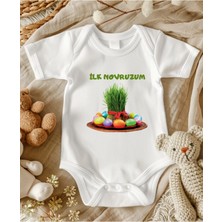 Lupi Novruz Bayram Yazılı Bebek Body Zıbın