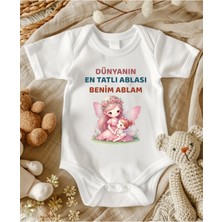 Lupi Abla Yazılı Zıbın Kız Kardeş Zıbın