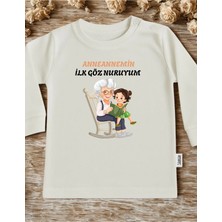 Lupi Anneanne Babaanne Dede Yazılı Bebek Badi