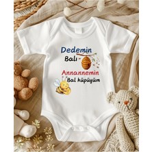 Lupi Annane Dede Yazılı Zıbın Hediye Yenidoğan Anne Baba Hala Yenge Amca Dayıya