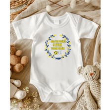 Lupi Taraftar Isimli Zıbın Unisex Yenidoğan Hediye Pamuklu Bebek Giyim