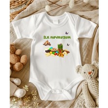 Lupi Novruz Bayram Yazılı Bebek Body Zıbın