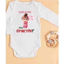 Lupi Öpme Yazılı Isimli Zıbın Isimli Hastane Çıkışı Kişiye Özel Bebek Ürünleri