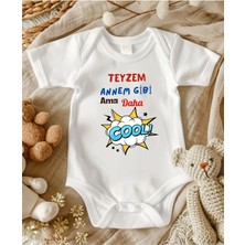 Lupi Teyze Yazılı Zıbın Hediye Yenidoğan Anne Baba Hala Yenge Amca Dayıya