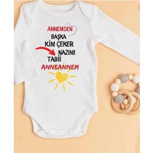 Lupi Annaneye Hediye Isimli Zıbın Annane Oluyorsun Yazılı Bebek